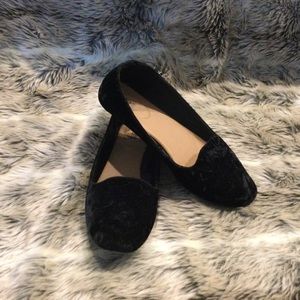Velvet Flat Shoes